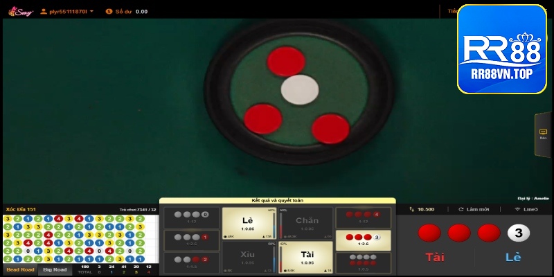 Xóc đĩa trực tuyến luật chơi